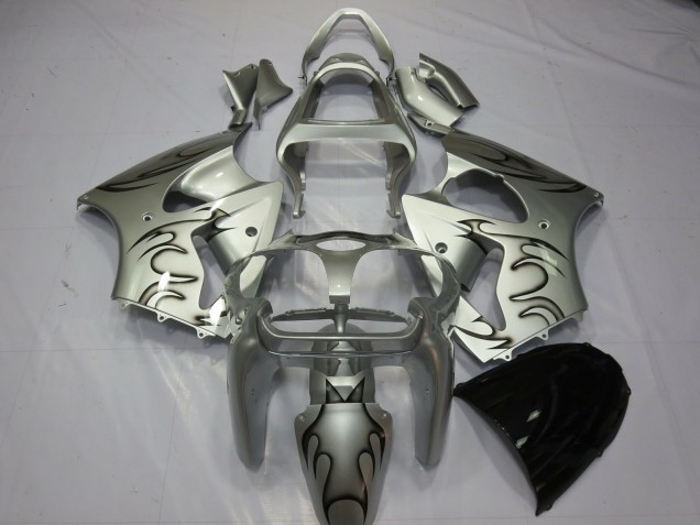 00-02 Argento Fiamma ZX6R Carénage Moto 00-02 Argento Fiamma ZX6R Carénage Moto