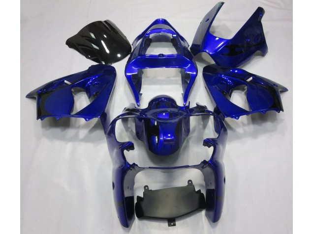 00-02 Bleu Métallisé ZX6R Carénage Moto 00-02 Bleu Métallisé ZX6R Carénage Moto