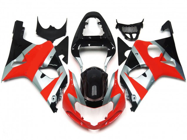 00-02 Kit De Style Rouge Brillant OEM GSXR 1000 Carénage Moto 00-02 Kit De Style Rouge Brillant OEM GSXR 1000 Carénage Moto