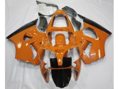 00-02 Orange Brillant & Noir ZX6R Carénage Moto