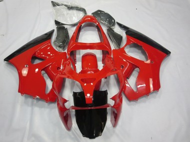 00-02 Rouge & Noir ZX6R Carénage Moto