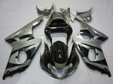 00-02 Style Argent & Noir OEM GSXR 1000 Carénage Moto