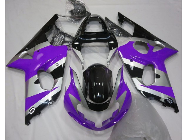 00-02 Style Violet Argent OEM GSXR 1000 Carénage Moto 00-02 Style Violet Argent OEM GSXR 1000 Carénage Moto