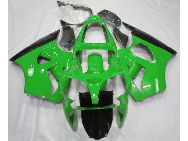 00-02 Vert Brillant & Noir ZX6R Carénage Moto
