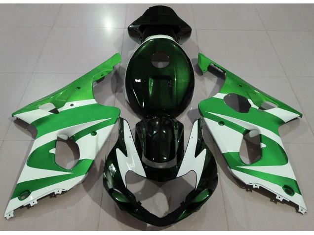 00-02 Vert Profond GSXR 1000 Carénage Moto 00-02 Vert Profond GSXR 1000 Carénage Moto