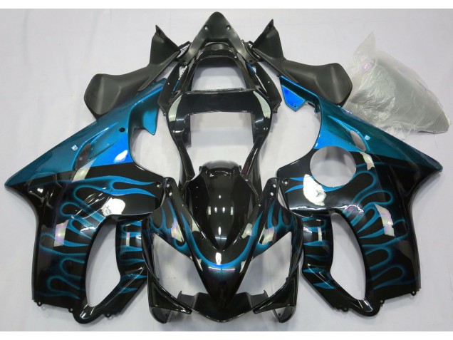 01-03 Bleu Clair Flamme CBR600 F4i Carénage Moto