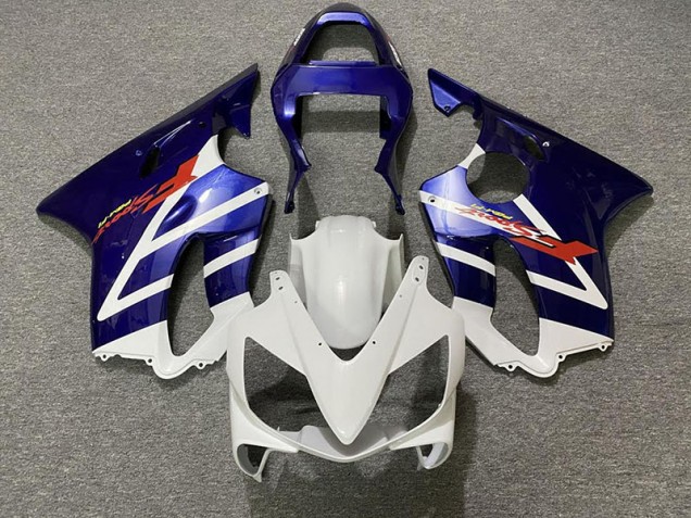 01-03 Bleu Profond & Blanc CBR600 F4i Carénage Moto 01-03 Bleu Profond & Blanc CBR600 F4i Carénage Moto