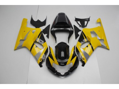 01-03 Jaune & Noir GSXR 600-750 Carénage Moto