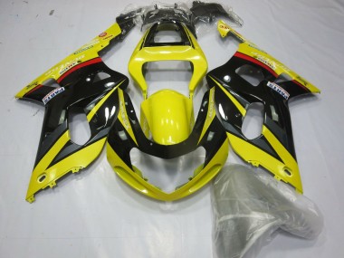 01-03 Jaune Noir & Gris GSXR 600-750 Carénage Moto