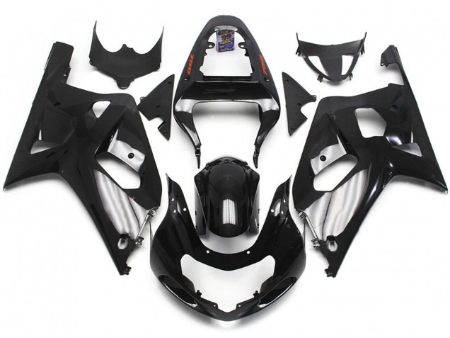 01-03 Noir Brillant GSXR 600-750 Carénage Moto 01-03 Noir Brillant GSXR 600-750 Carénage Moto