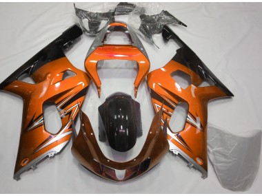 01-03 Orange & Argent GSXR 600-750 Carénage Moto