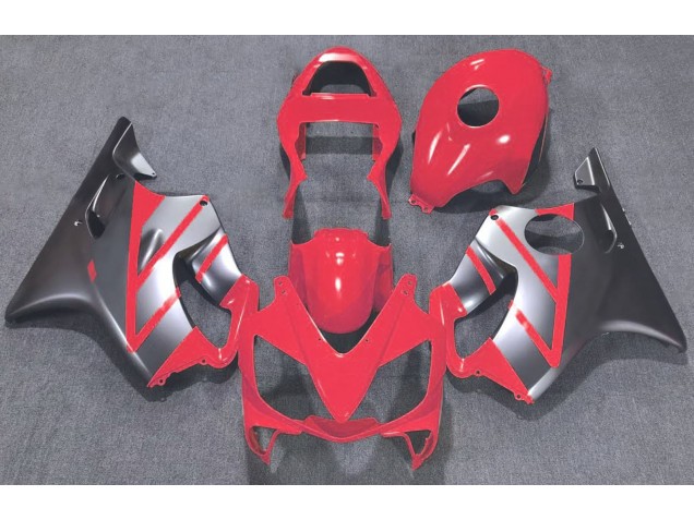 01-03 Rouge & Argent Mat CBR600 F4i Carénage Moto 01-03 Rouge & Argent Mat CBR600 F4i Carénage Moto