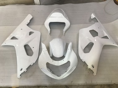 01-03 Rs Blanc GSXR 600-750 Carénage Moto