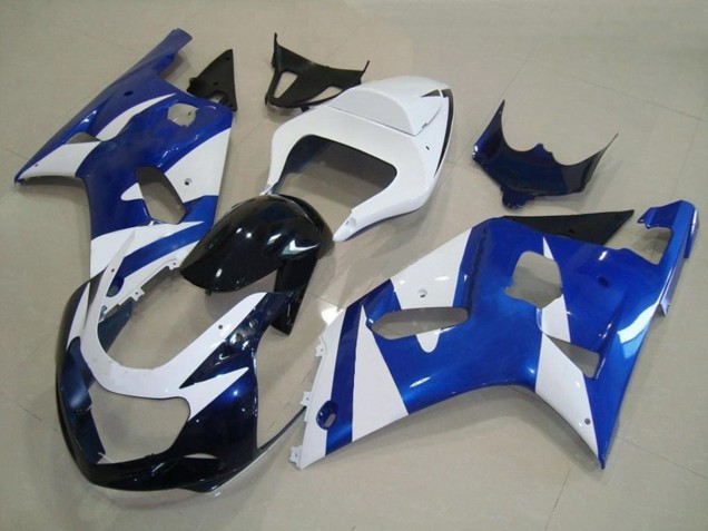 01-03 Style Bleu & Blanc OEM GSXR 600-750 Carénage Moto 01-03 Style Bleu & Blanc OEM GSXR 600-750 Carénage Moto