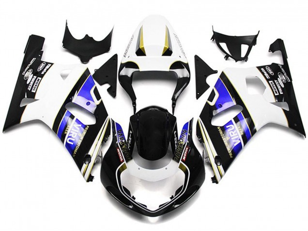 01-03 Style Brillant VIRU GSXR 600-750 Carénage Moto 01-03 Style Brillant VIRU GSXR 600-750 Carénage Moto