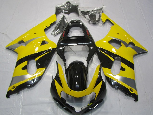 01-03 Style Jaune OEM GSXR 600-750 Carénage Moto 01-03 Style Jaune OEM GSXR 600-750 Carénage Moto