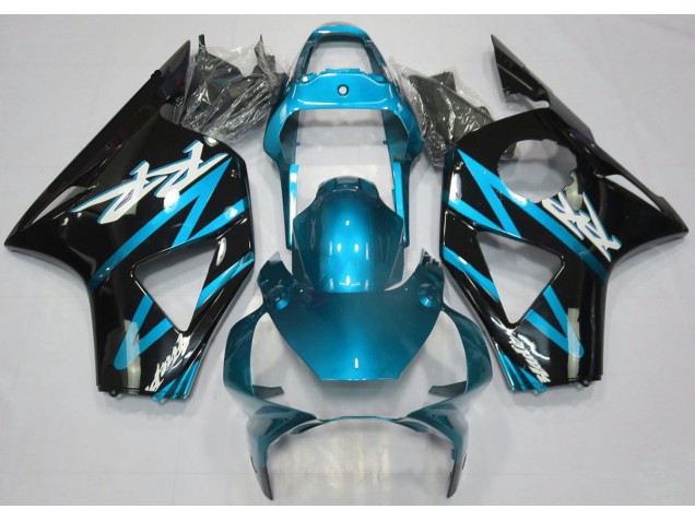 02-03 Bleu Clair Électrique CBR954RR Carénage Moto 02-03 Bleu Clair Électrique CBR954RR Carénage Moto