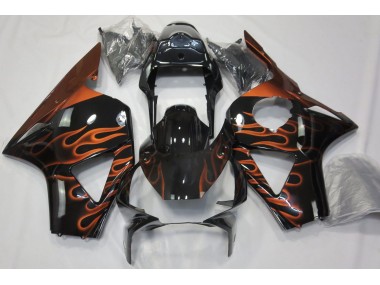 02-03 Orange Flamme CBR954RR Carénage Moto