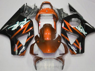 02-03 Orange Électrique CBR954RR Carénage Moto