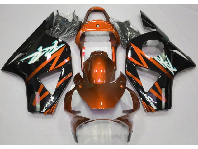 02-03 Orange Électrique CBR954RR Carénage Moto 02-03 Orange Électrique CBR954RR Carénage Moto