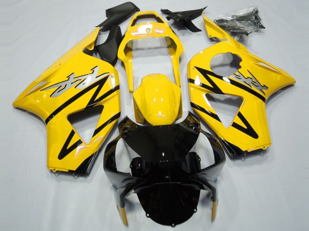 02-03 Style Cbr Jaune Brillant CBR954RR Carénage Moto 02-03 Style Cbr Jaune Brillant CBR954RR Carénage Moto