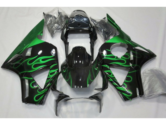 02-03 Vert Flamme CBR954RR Carénage Moto 02-03 Vert Flamme CBR954RR Carénage Moto