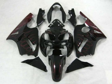 02-05 Bourgogne Flamme ZX12R Carénage Moto