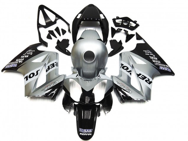 02-12 Argent Repsol VFR800 Carénage Moto 02-12 Argent Repsol VFR800 Carénage Moto