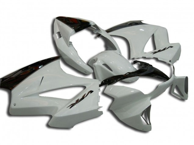02-12 Blanc Brillant VFR800 Carénage Moto 02-12 Blanc Brillant VFR800 Carénage Moto
