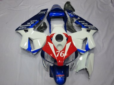 03-04 76 Blanc & Rouge CBR600RR Carénage Moto