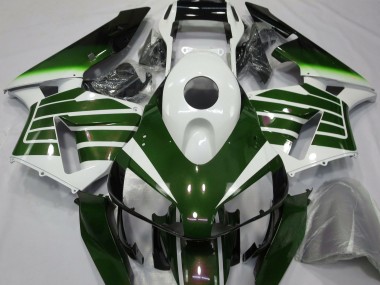 03-04 Blanc Brillant & Fondu Vert CBR600RR Carénage Moto
