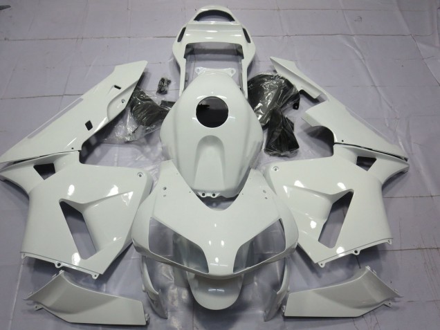 03-04 Blanc Brillant Uni CBR600RR Carénage Moto 03-04 Blanc Brillant Uni CBR600RR Carénage Moto