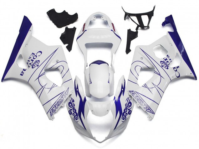 03-04 Blanc Corona Style Personnalisé GSXR 1000 Carénage Moto 03-04 Blanc Corona Style Personnalisé GSXR 1000 Carénage Moto