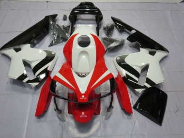 03-04 Blanc Rouge & Noir OEM CBR600RR Carénage Moto