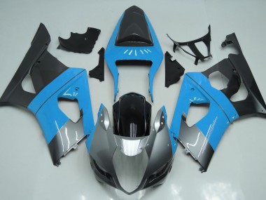 03-04 Bleu Clair Argent & Noir GSXR 1000 Carénage Moto