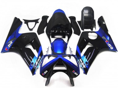 03-04 Bleu & Noir Brillant Elf ZX6R Carénage Moto