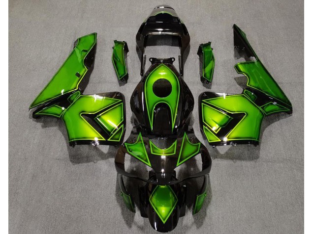 03-04 Conception Spéciale Vert CBR600RR Carénage Moto