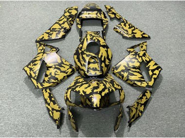 03-04 Jaune Camouflage CBR600RR Carénage Moto