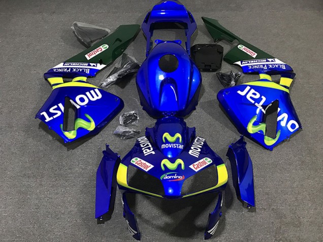 03-04 Movistar CBR600RR Carénage Moto 03-04 Movistar CBR600RR Carénage Moto