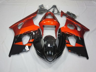 03-04 Orange Brûlé & Noir GSXR 1000 Carénage Moto