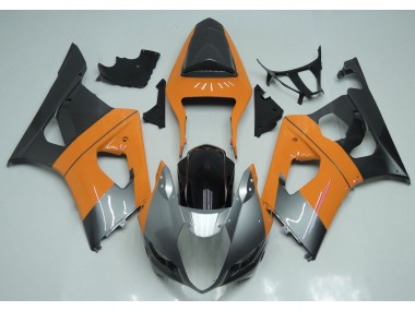 03-04 Orange Clair Argent & Noir GSXR 1000 Carénage Moto