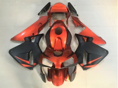 03-04 Orange & Noir Mat CBR600RR Carénage Moto