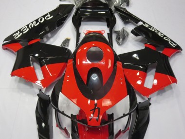 03-04 Puissance Rouge Brillant CBR600RR Carénage Moto