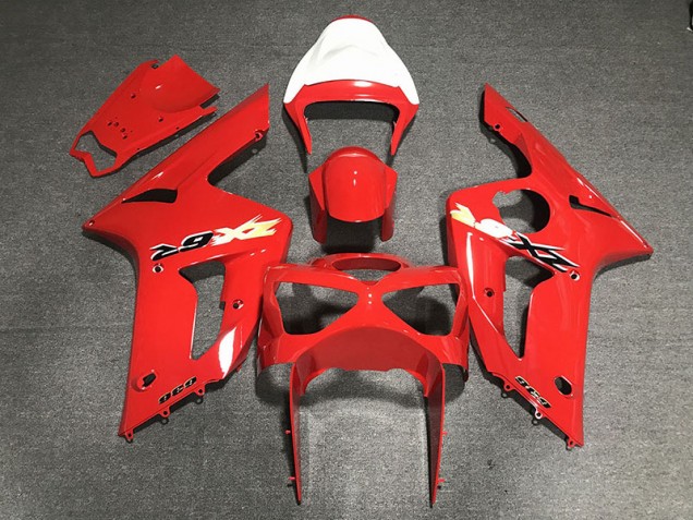 03-04 Rouge 636 ZX6R Carénage Moto 03-04 Rouge 636 ZX6R Carénage Moto