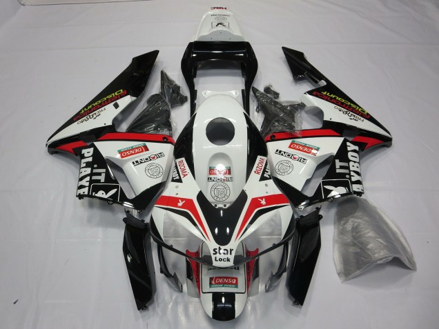03-04 Rouge Playboy CBR600RR Carénage Moto 03-04 Rouge Playboy CBR600RR Carénage Moto