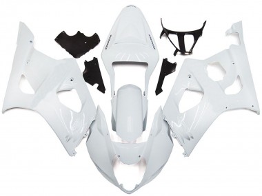 03-04 Style Blanc Brillant Uni GSXR 1000 Carénage Moto
