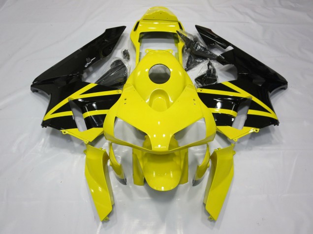 03-04 Style Jaune & Noir OEM CBR600RR Carénage Moto 03-04 Style Jaune & Noir OEM CBR600RR Carénage Moto