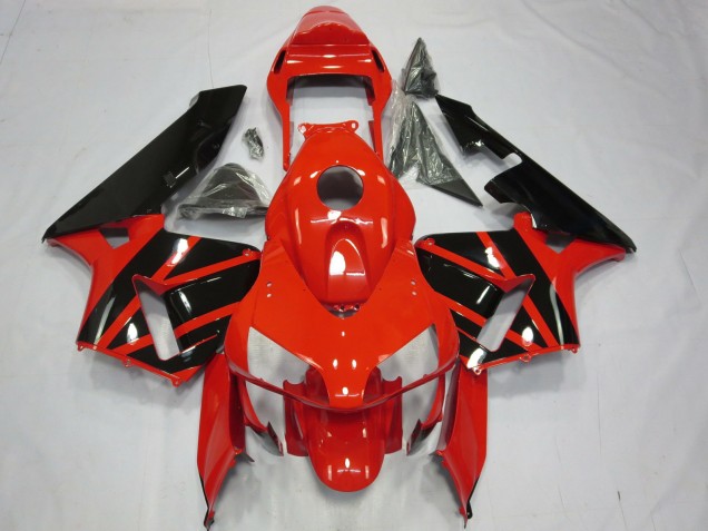 03-04 Styles Rouge Noir OEM CBR600RR Carénage Moto 03-04 Styles Rouge Noir OEM CBR600RR Carénage Moto