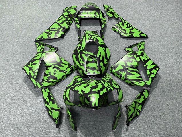 03-04 Vert Camouflage CBR600RR Carénage Moto 03-04 Vert Camouflage CBR600RR Carénage Moto