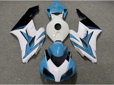 04-05 Blanc Bleu Clair & Noir Brillant CBR1000RR Carénage Moto